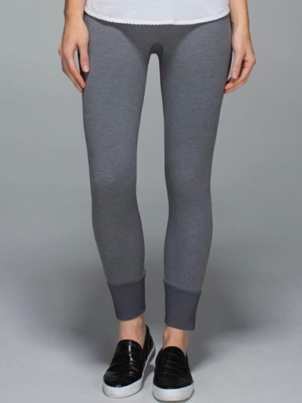 Lululemon Ebb To Street Leggings Size 6 Gray Seamless Medium Rise Pant Gorp‎ Gym